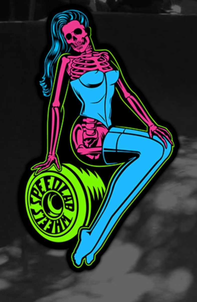 Speedlab Wheels - Pinup Sticker