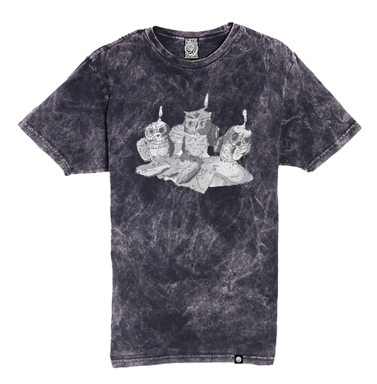 Portal Dimension - Owl Candle Mineral Tee