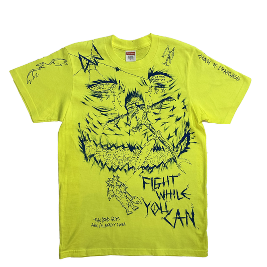 Drainwash - Tshirt Small Neon Yellow - Neonfightparty