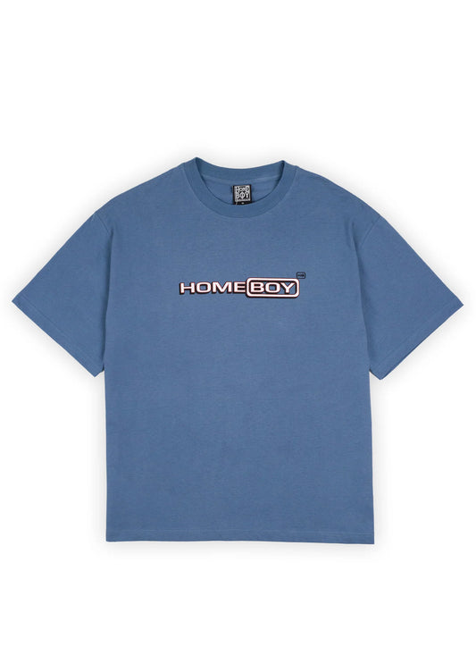 HOMEBOY - RETRO VIBEZ TEE BLUE SHADOW