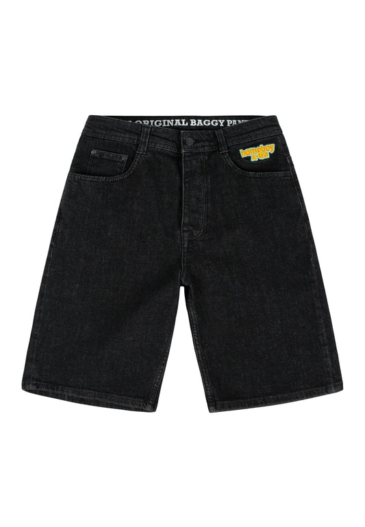HOMEBOY - XTRA BAGGY SHORTS WASHED BLACK