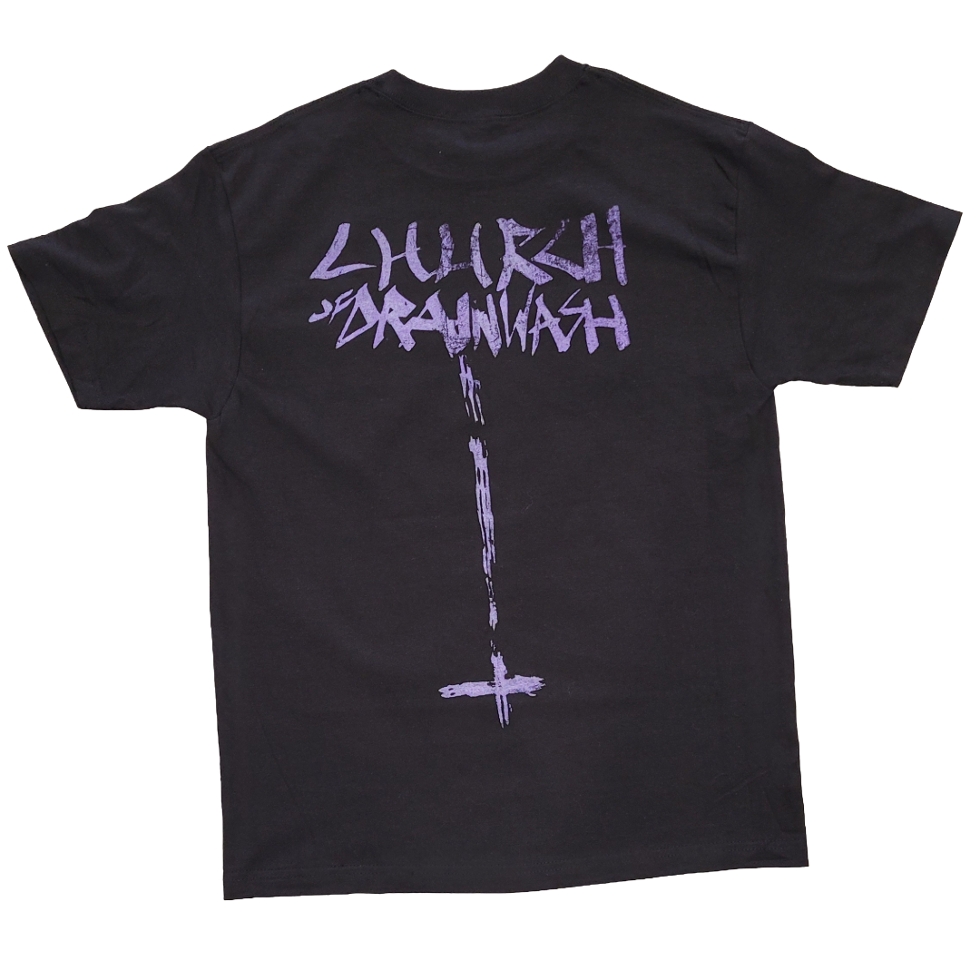Drainwash - Black T-shirt, Size M, 102