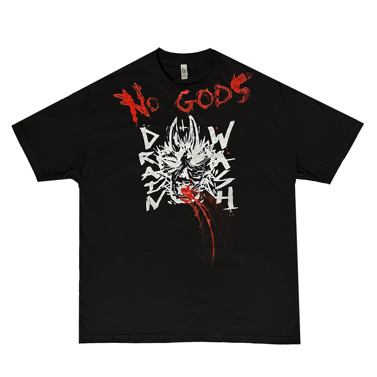 Drainwash - Tshirt XL Black - No Gods 02