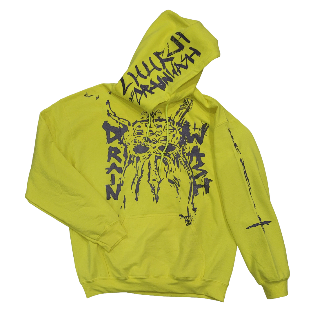 Drainwash - Yellow Hoodie 1