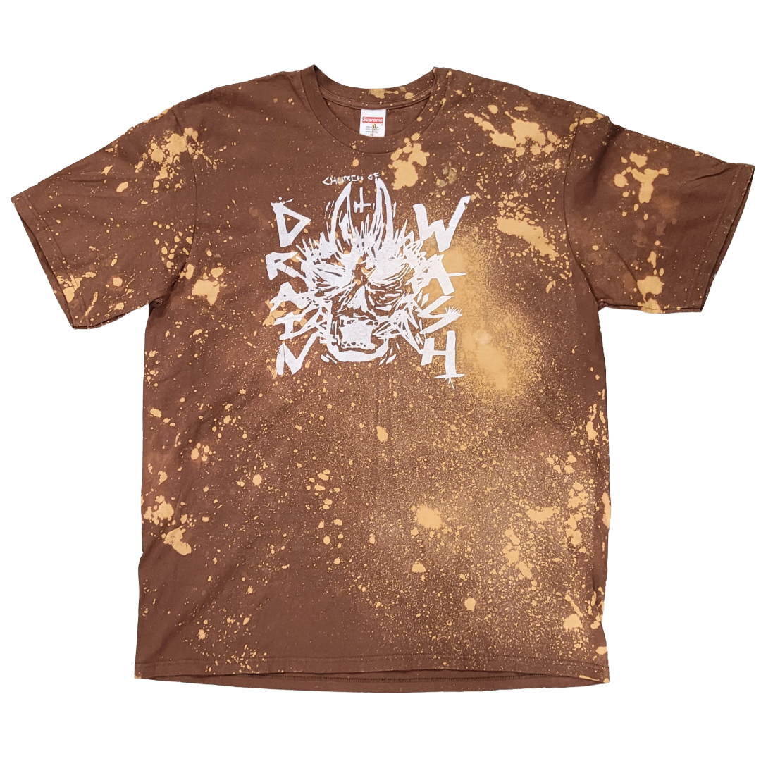 Drainwash - Tshirt XL Brown - Church Of Drainwash
