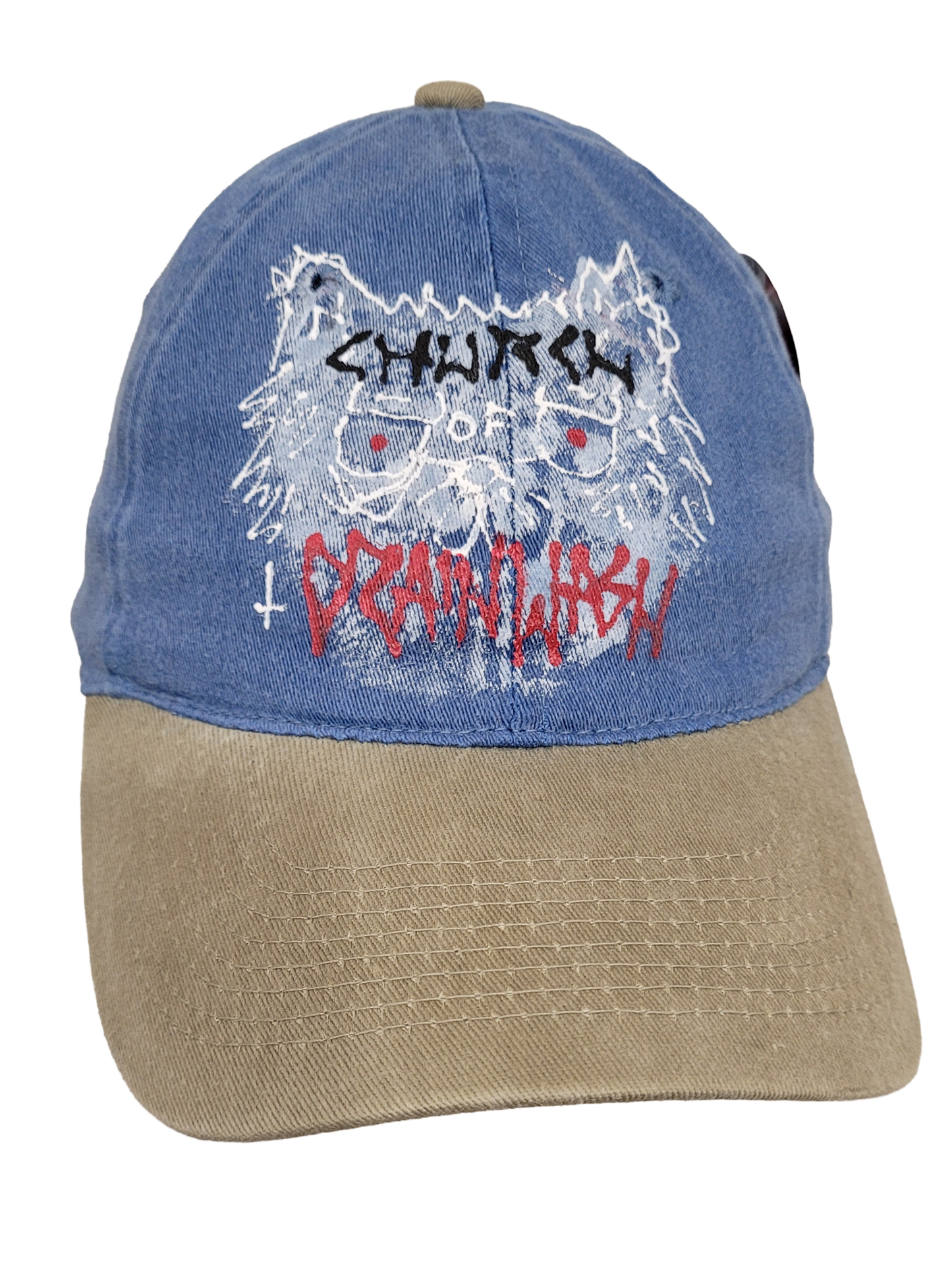 Drainwash - Cap - Kitty Punk Blue And Gray