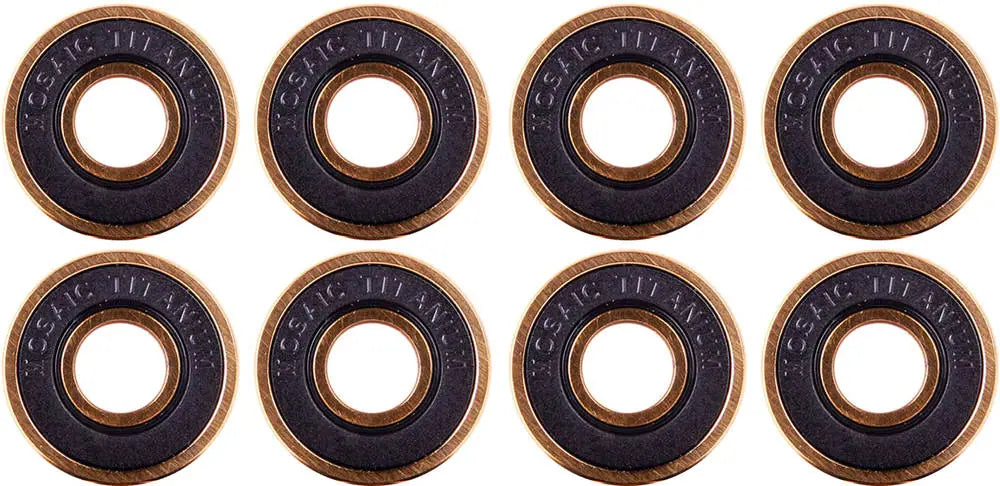 Mosaic - Super Titanium 1 Abec 7 608RS Gold Black