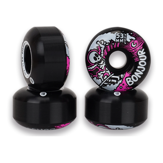 Bonjour Urethane - Surfing Skeleton 53MM 100A