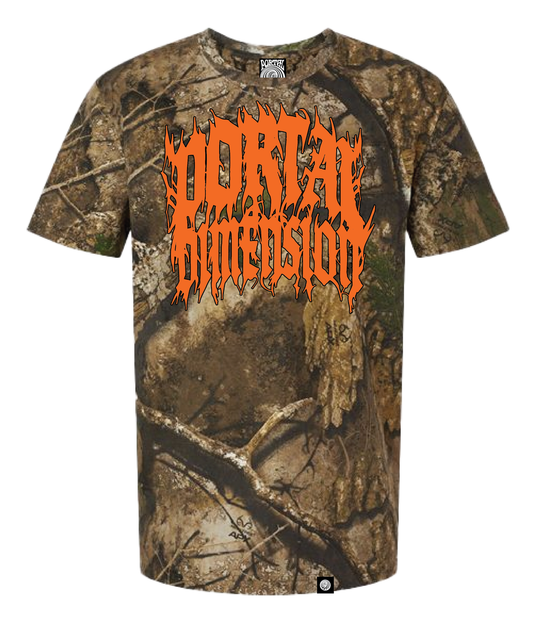 Portal Dimension - Camo Metal T-Shirt