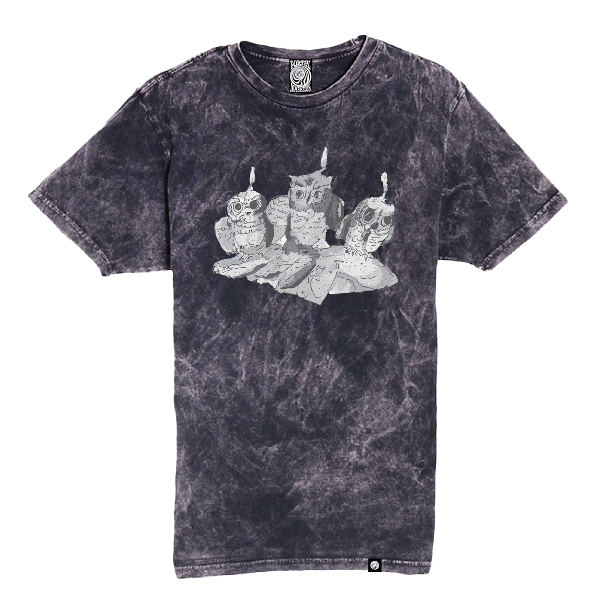 Portal Dimension - Owl Candle Mineral T-Shirt