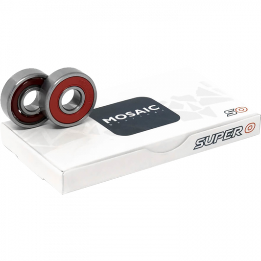 Mosaic - Super 0 Abec 5 Silver Red