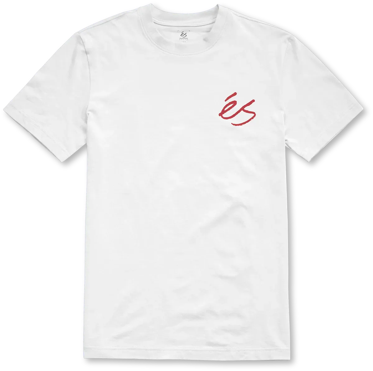 éS - Tee White/Red