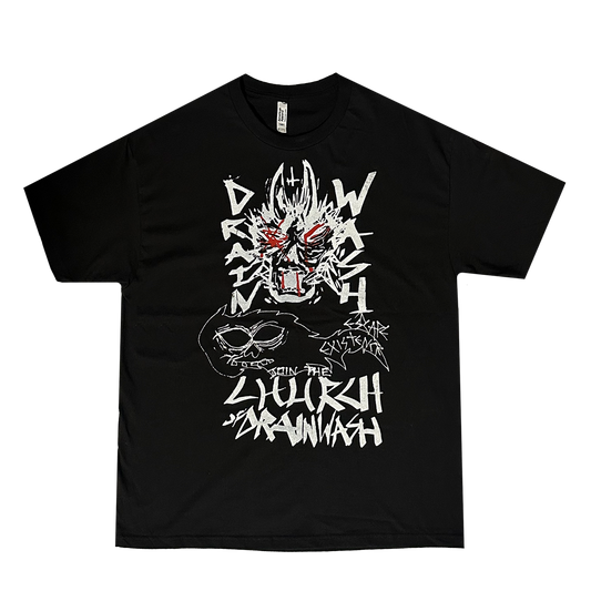 Drainwash - Tshirt XL Black - No Gods 03