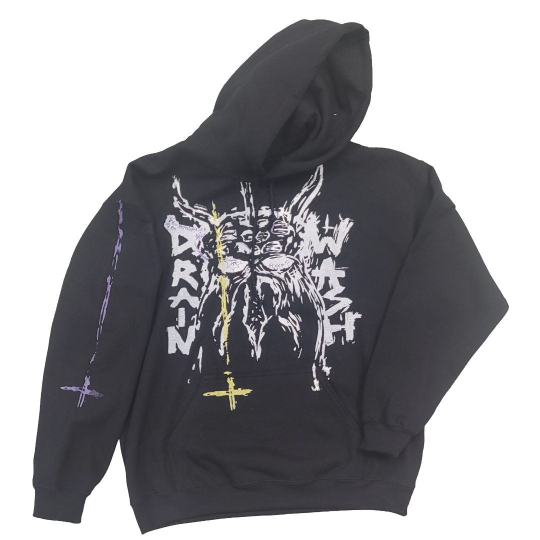Drainwash - Black Hoodie 2