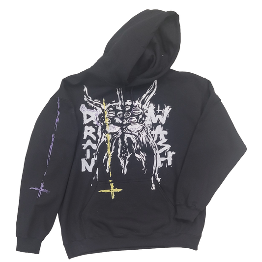 Drainwash - Black Hoodie 2