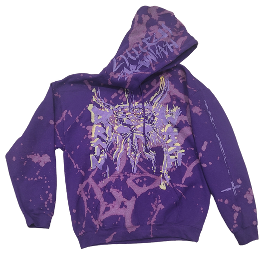 Drainwash - Purple Hoodie 1