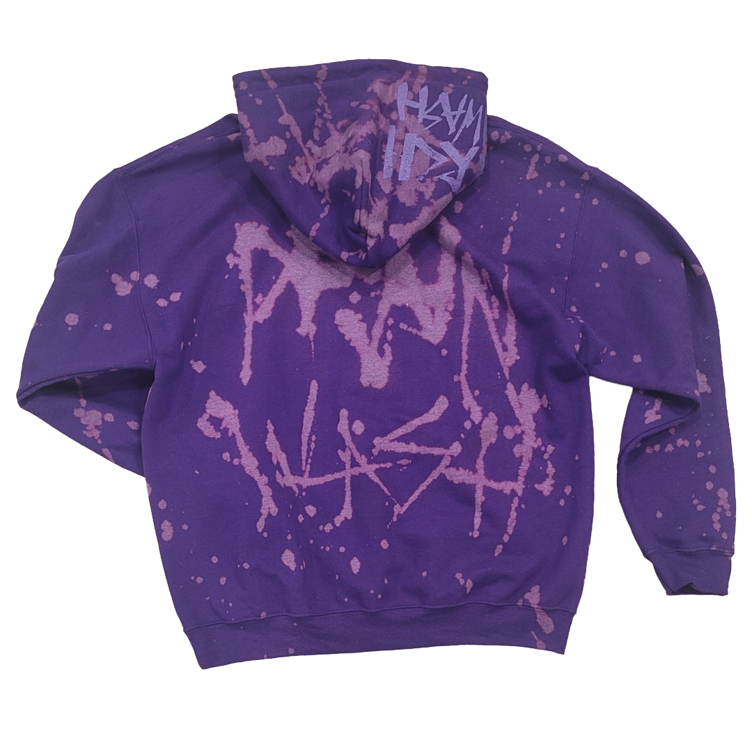 Drainwash - Purple Hoodie 1