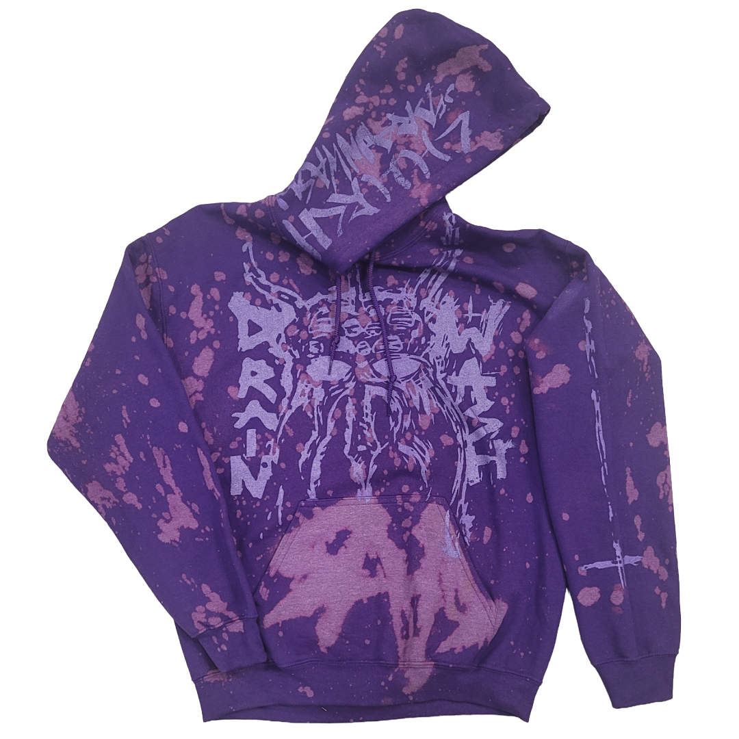 Drainwash - Purple Hoodie 2