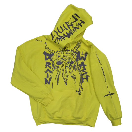 Drainwash - Yellow Hoodie 1