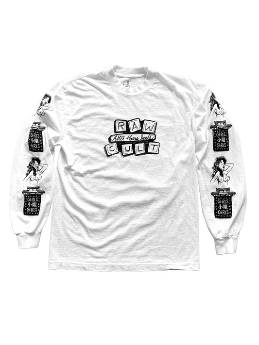 Raw Cult - After Hours Joints Longsleeve - Black on White