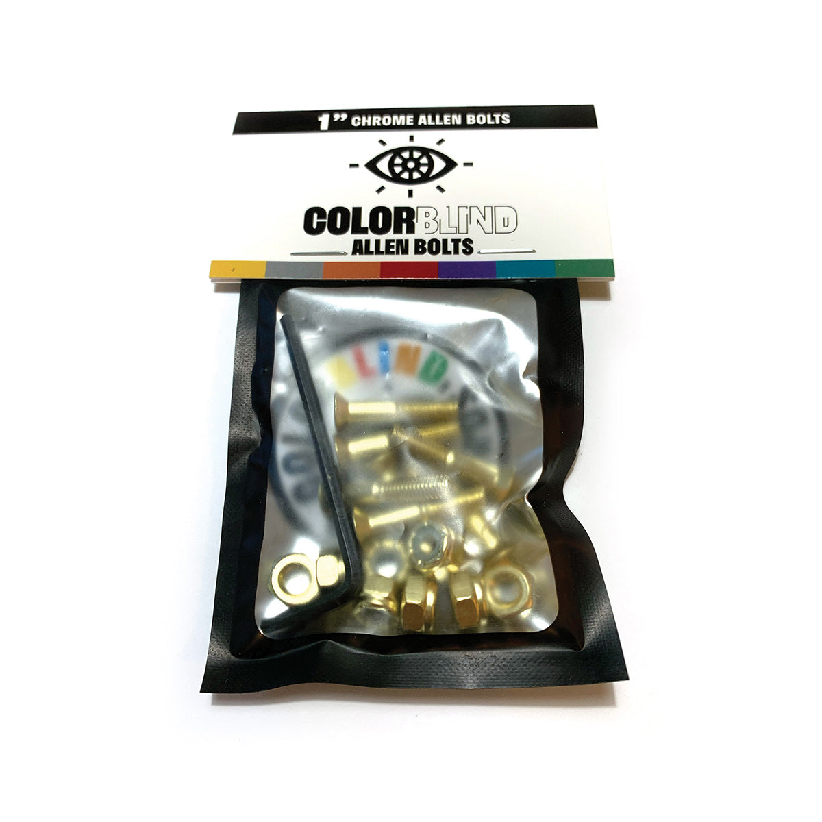 Colorblind - Allen Chrome Bolts