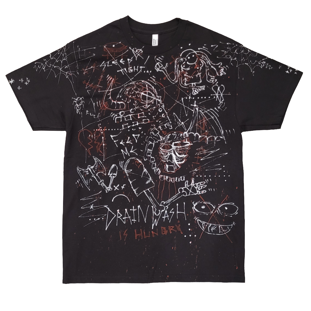 Drainwash - Tshirt Large Black - Sleep Tight