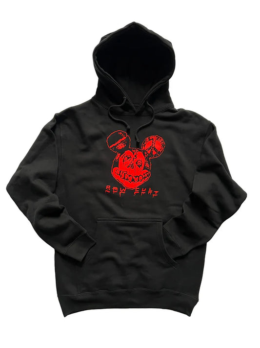 Raw Cult - Hell Rat Hoodie - Red