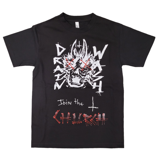 Drainwash - Tshirt Small Black - No Gods 01