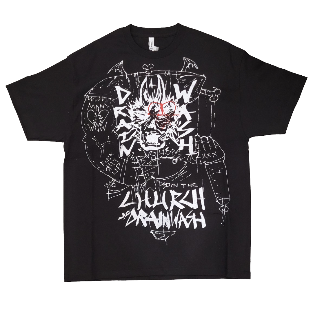 Drainwash - Tshirt XL Black - No Gods 06