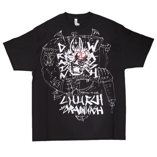 Drainwash - Tshirt XL Black - No Gods 06