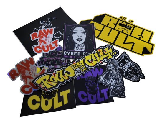 Raw Cult - Stickers