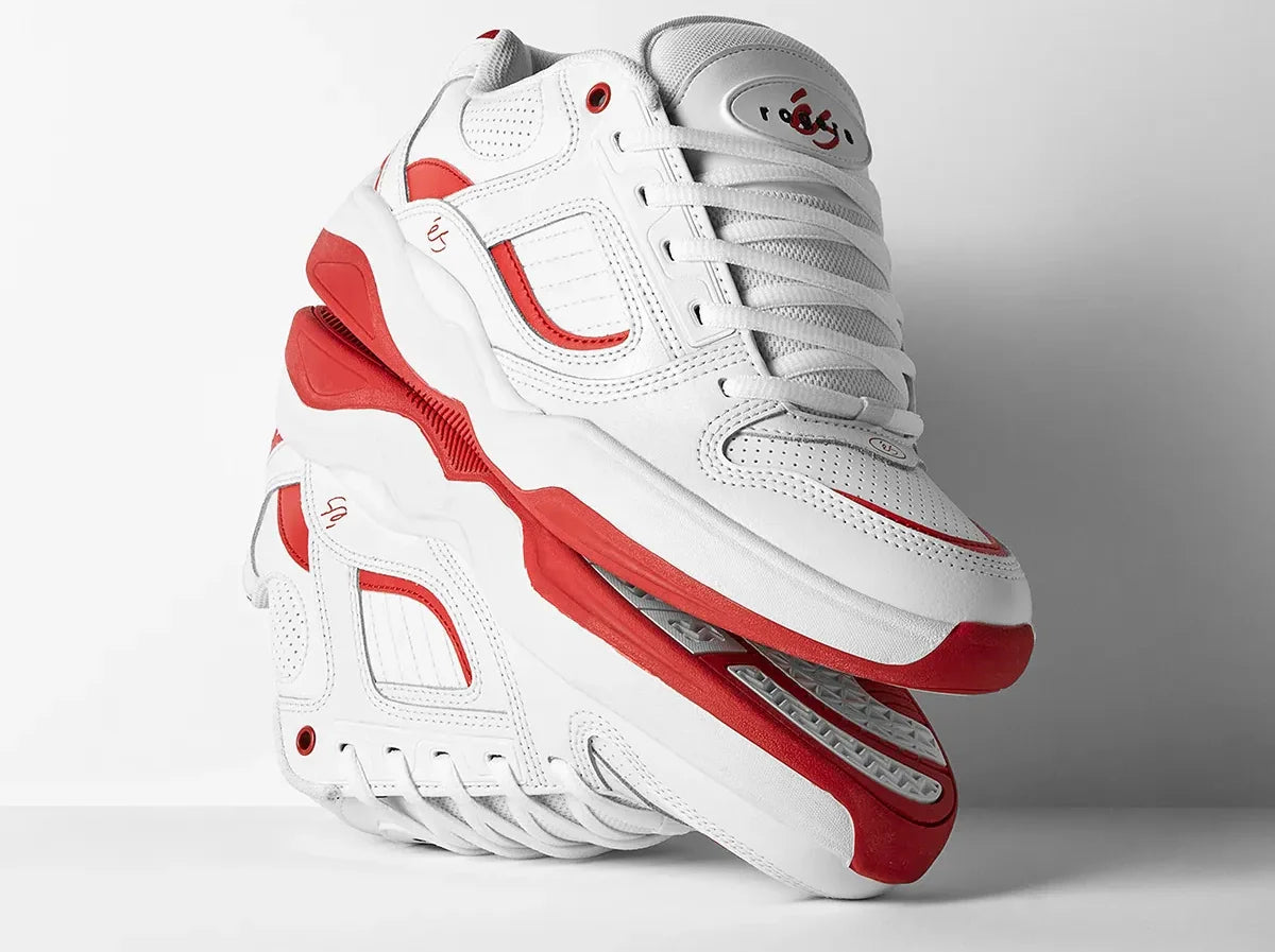éS - TJ ROGERS White/Red