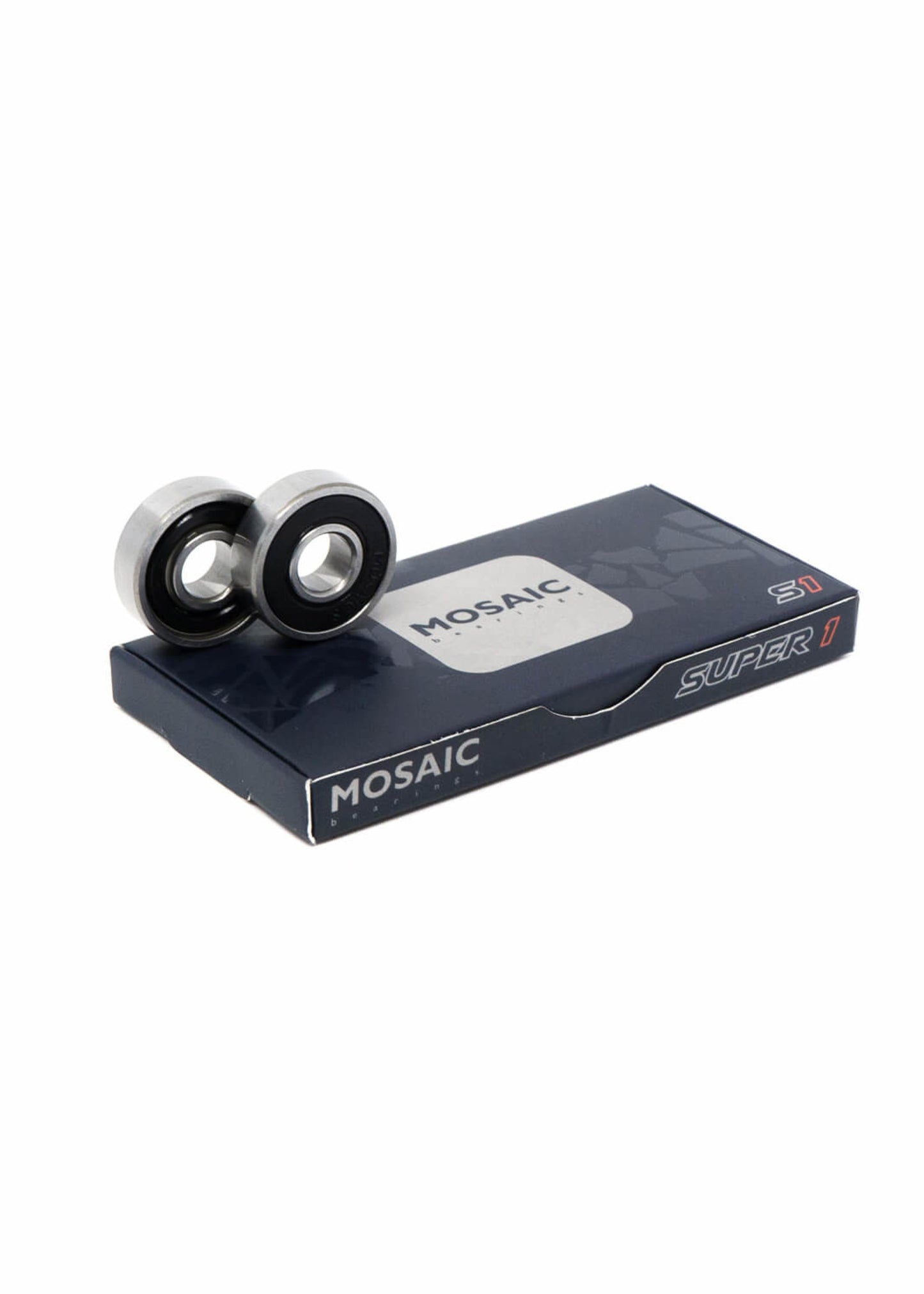Mosaic - Super 1 Abec 7 Silver Black