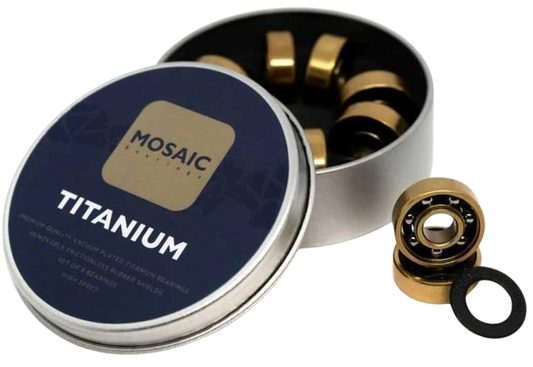 Mosaic - Super Titanium 1 Abec 7 608RS Gold Black